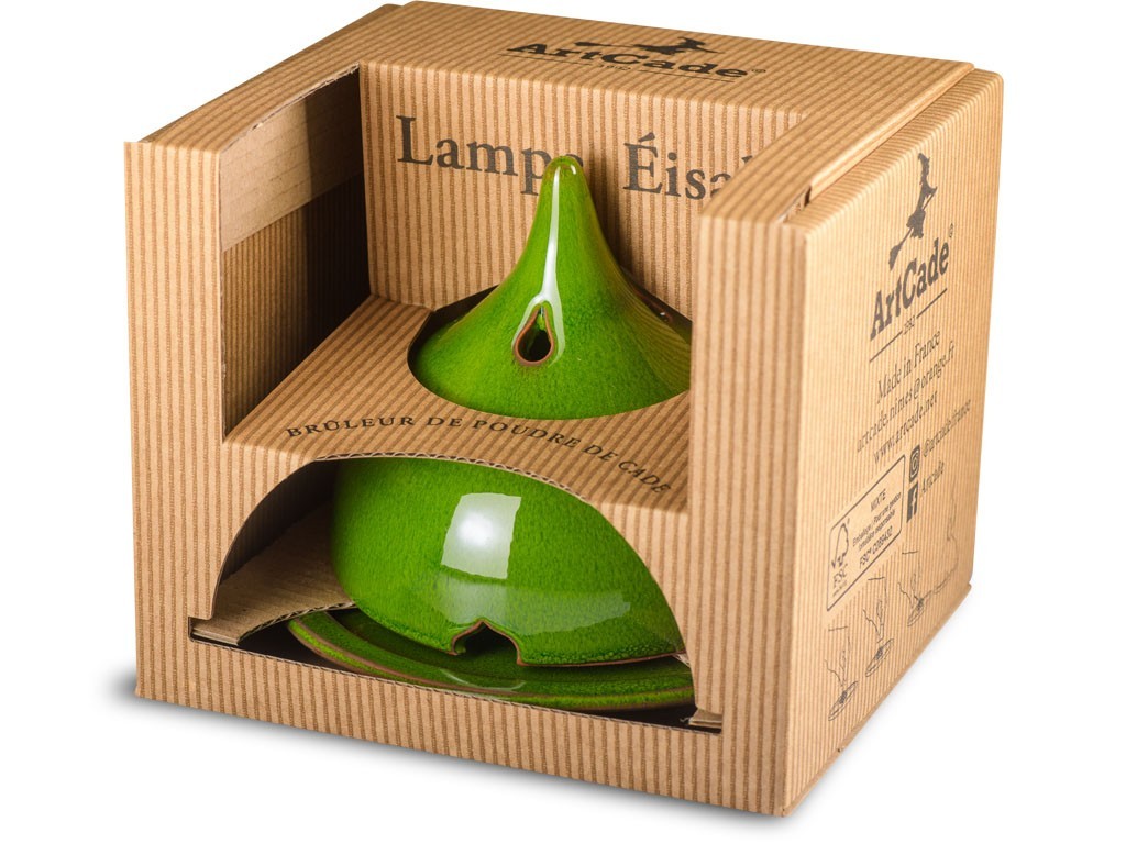 Lampe Éisala originale verte avocat