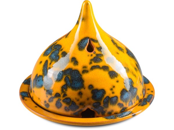 Lampe Éisala mouchetée jaune bleue