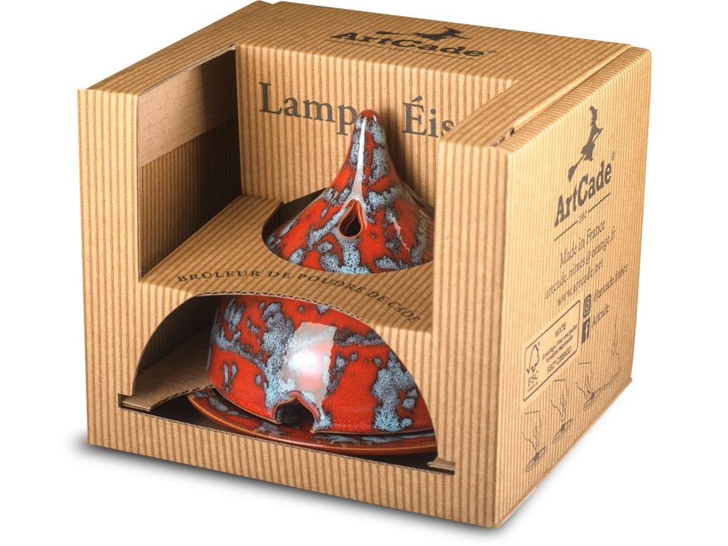 Lampe Éisala mouchetée rouge